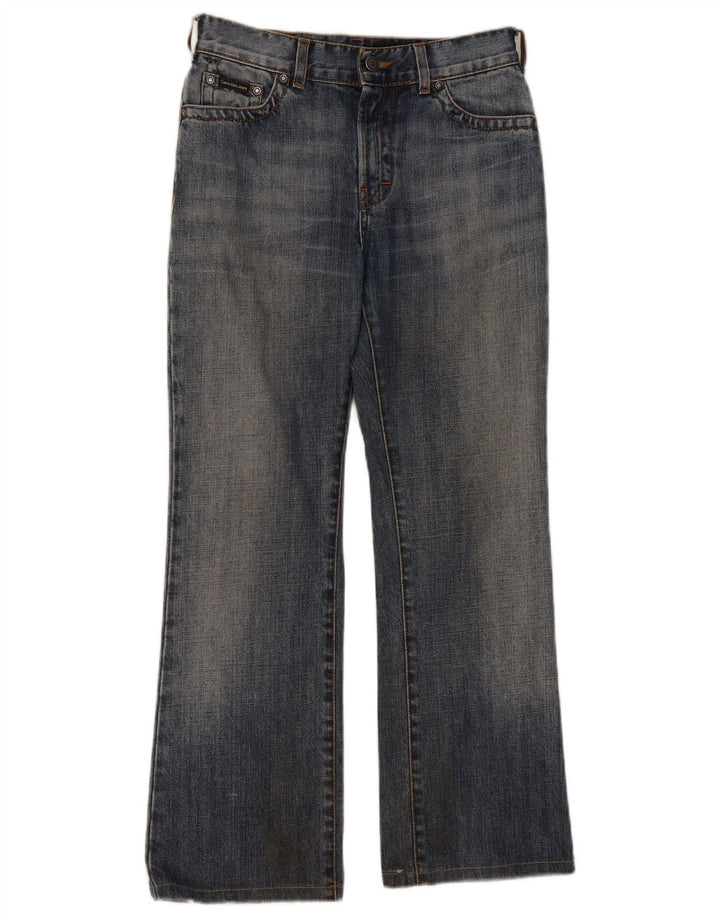 Calvin Klein Womens Bootcut Jeans W27 L27 Blue Cotton