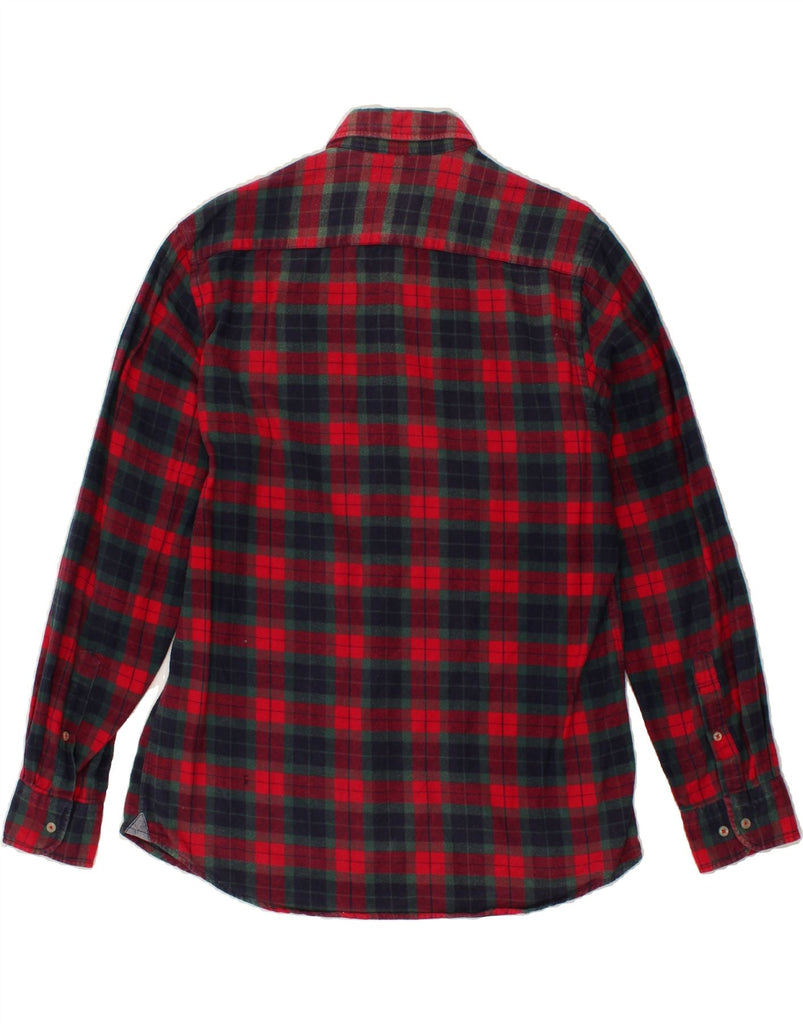 TOMMY HILFIGER Mens New York Fit Slim Flannel Shirt XL Red Check Cotton | Vintage Tommy Hilfiger | Thrift | Second-Hand Tommy Hilfiger | Used Clothing | Messina Hembry 