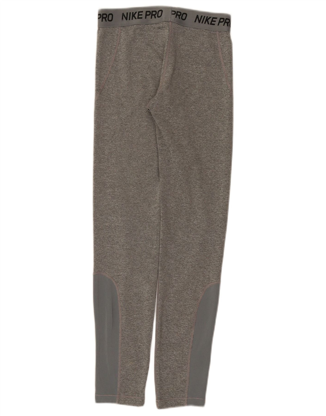 Nike Girls Graphic Leggings 12-13 Years Large Grey Colourblock Polyester