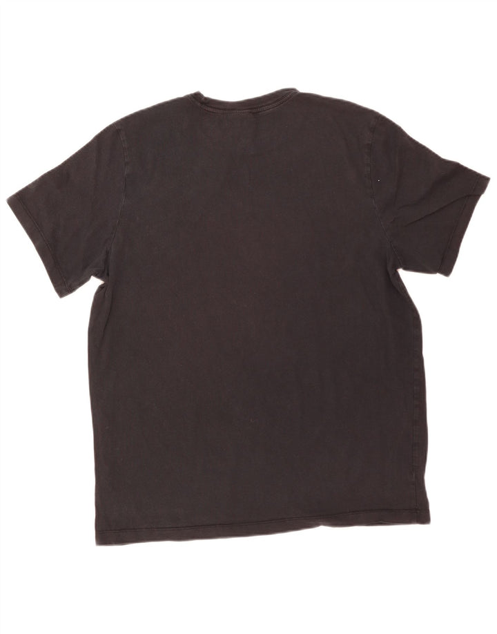Nike Mens T-Shirt Top Large Black Cotton