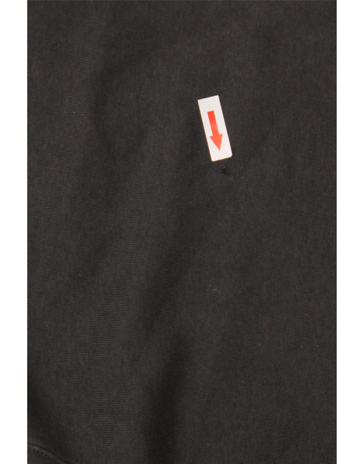 Champion Mens Zip Hoodie Sweater Large Grey Cotton