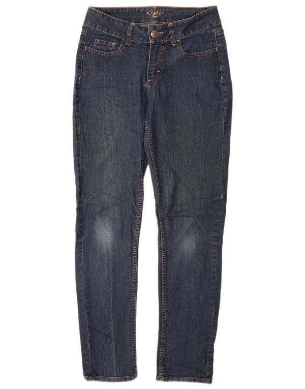 LEE Womens Riders Mid Rise Skinny Jeans US 6 Medium W26 L30 Blue Cotton