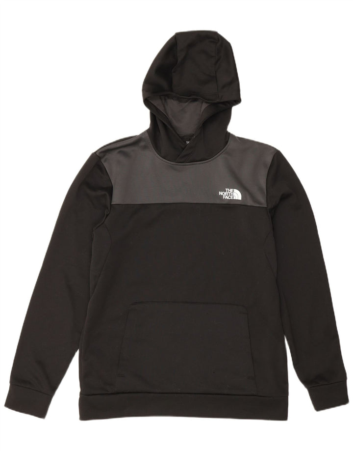 The North Face Mens Hoodie Jumper Medium Black Colourblock Polyester