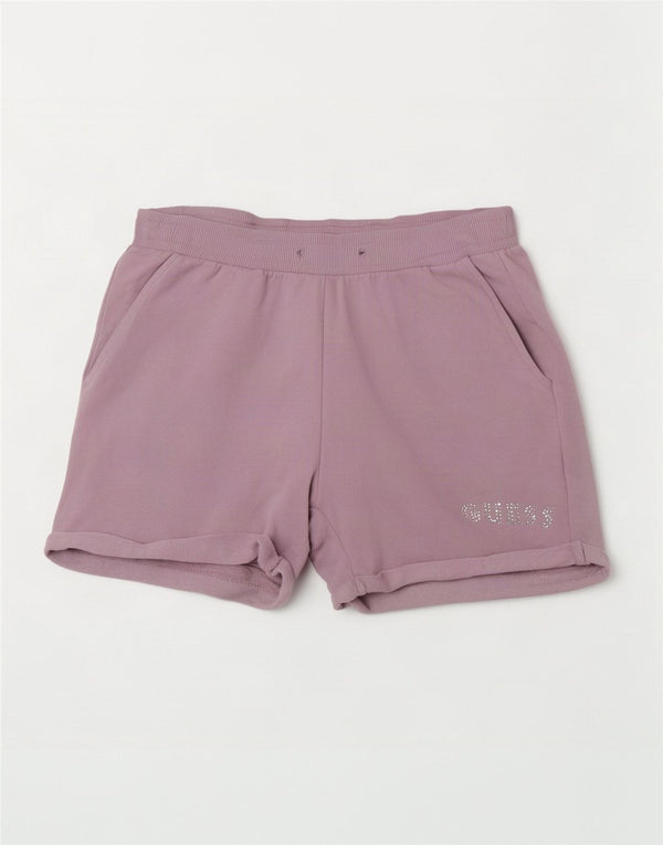 Guess Girls Sport Shorts 13-14 Years Purple Cotton