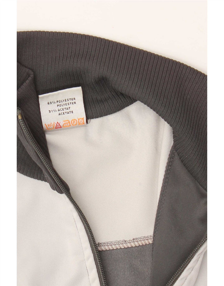 Puma Mens Tracksuit Top Jacket Medium Grey Colourblock Polyester