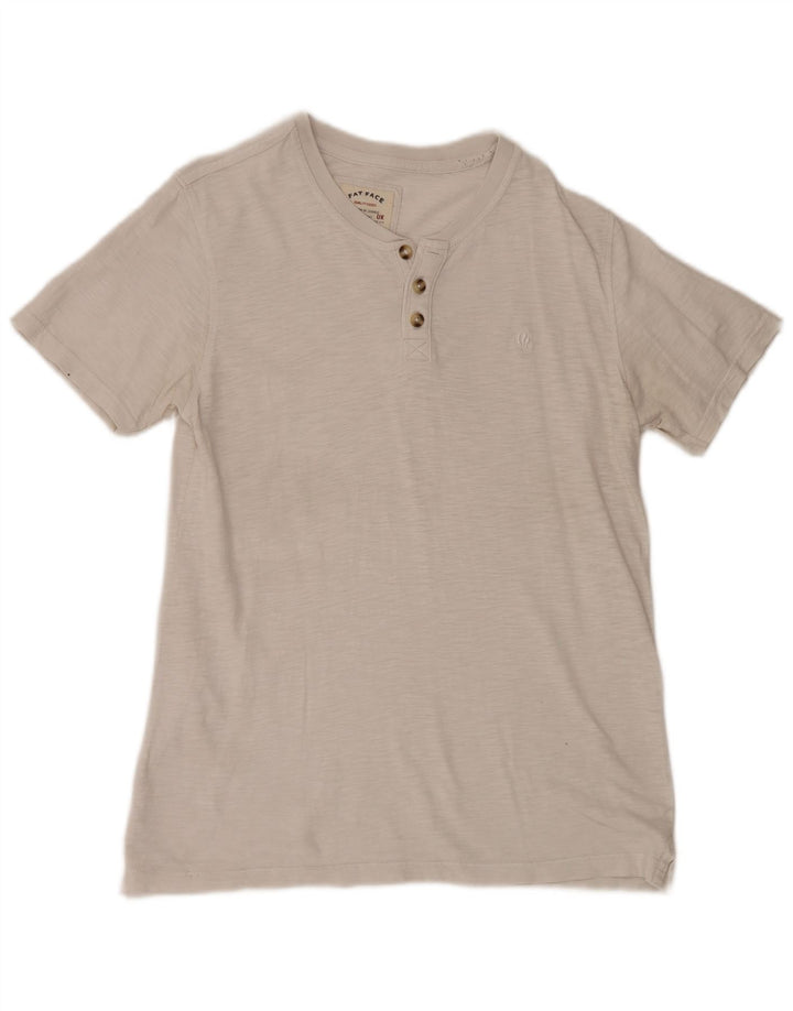 Fat Face Mens T-Shirt Top Medium White Flecked