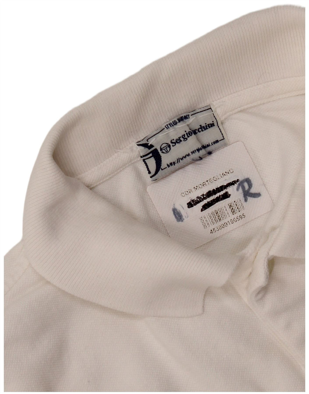 Sergio Tacchini Mens Polo Shirt Medium White