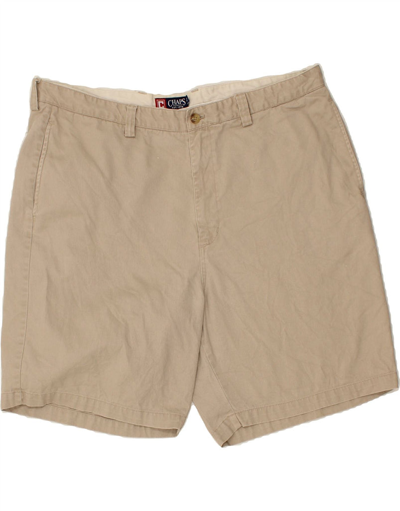 CHAPS Mens Chino Shorts W42 2XL Brown Cotton Vintage Chaps and Second-Hand Chaps from Messina Hembry 