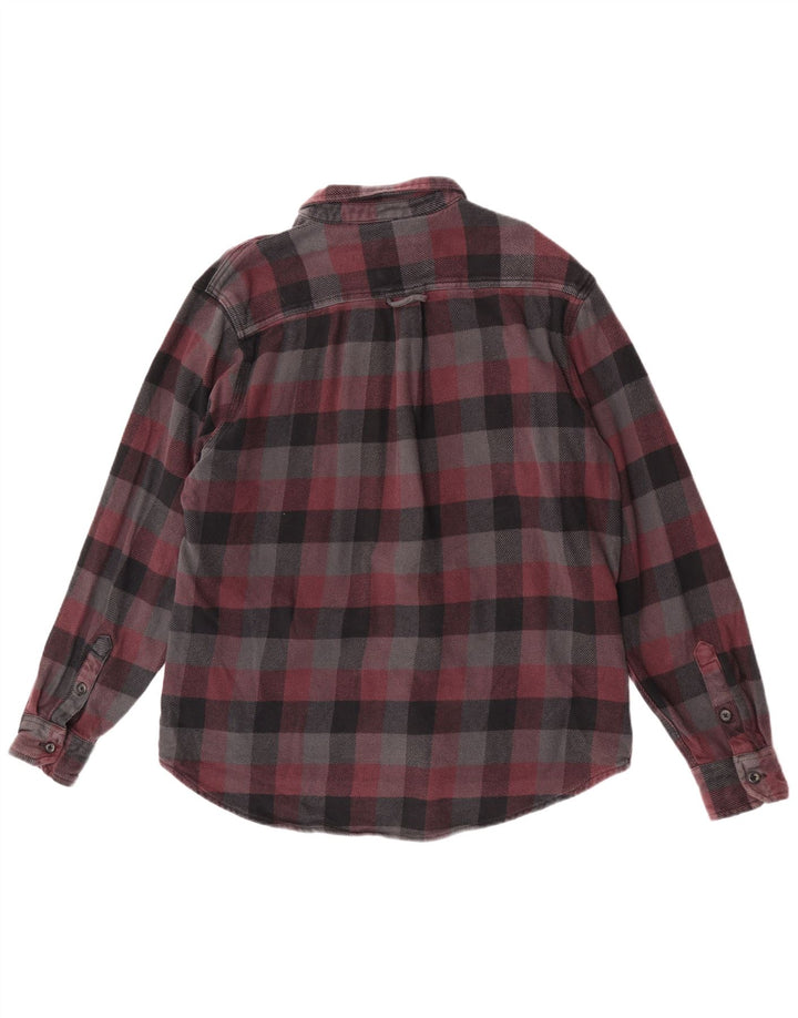Orvis Mens Flannel Shirt XL Multicoloured Check Cotton