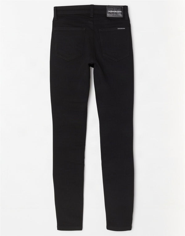Calvin Klein Womens Skinny Jeans W26 L30 Black Cotton