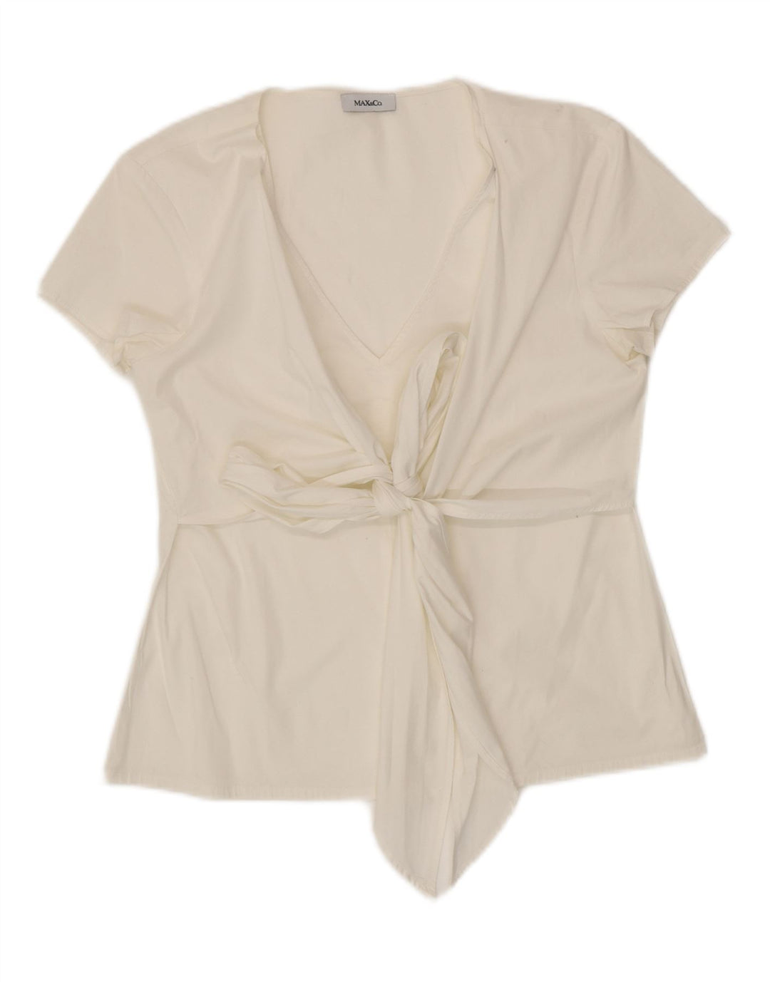 MAX & CO. Womens Blouse Top UK 12 Medium White