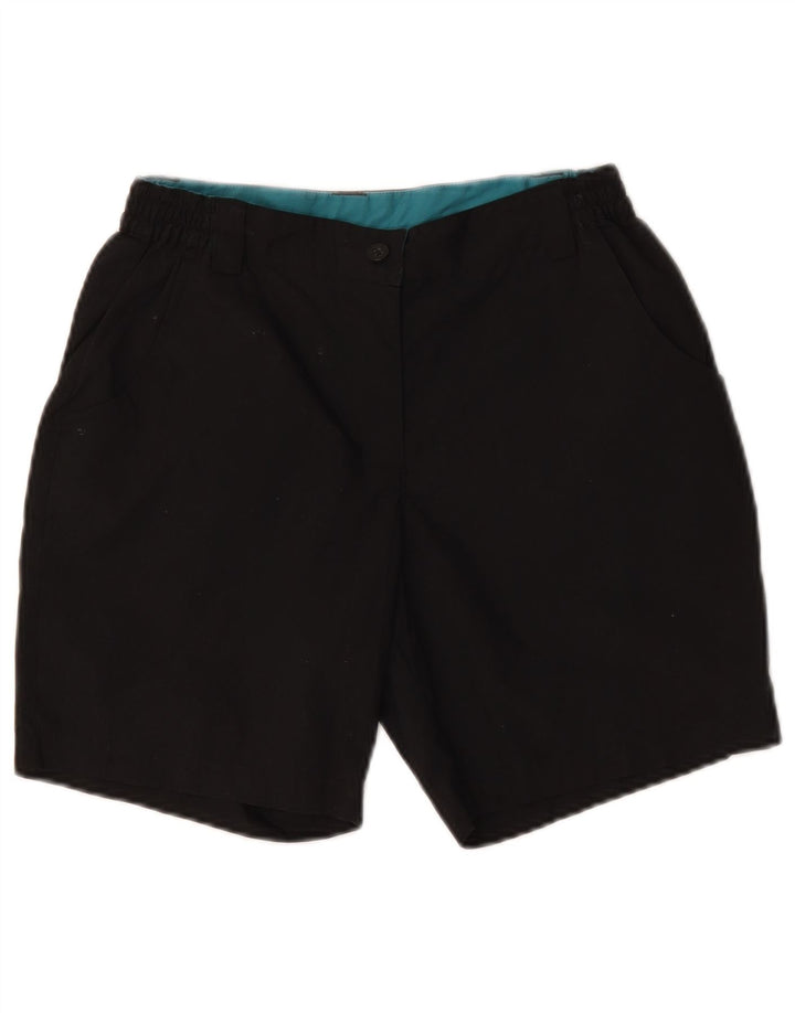 Mountain Warehouse Womens Chino Shorts UK 8 Small W26 Black Polyester