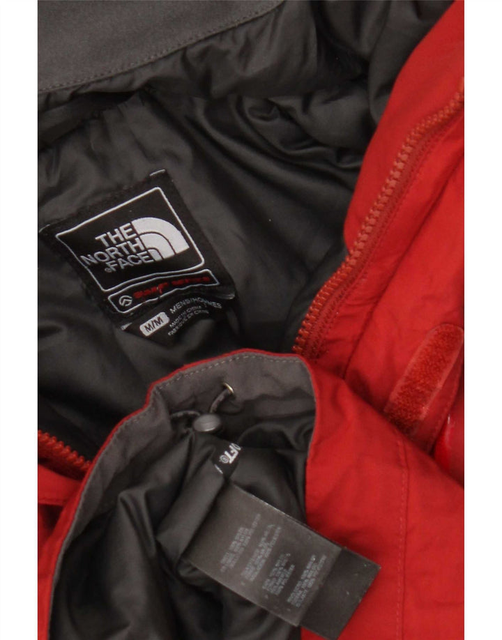 The North Face Mens Hyvent Windbreaker Jacket UK 38 Medium Red Colourblock