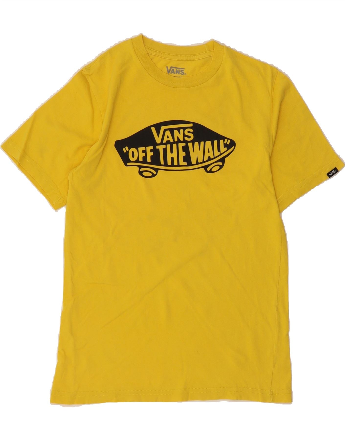 Classic Fit Yellow Vans T Shirt VANS Boys Classic Fit Graphic T