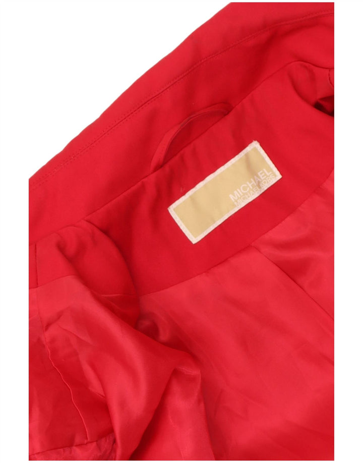 Michael Kors Womens Trench Coat UK 16 Large Pink