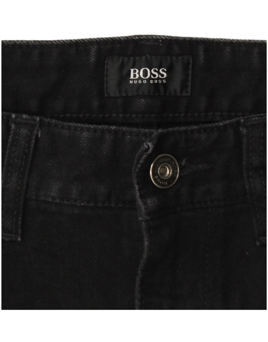 Hugo Boss Mens Slim Jeans W32 L32 Black Cotton