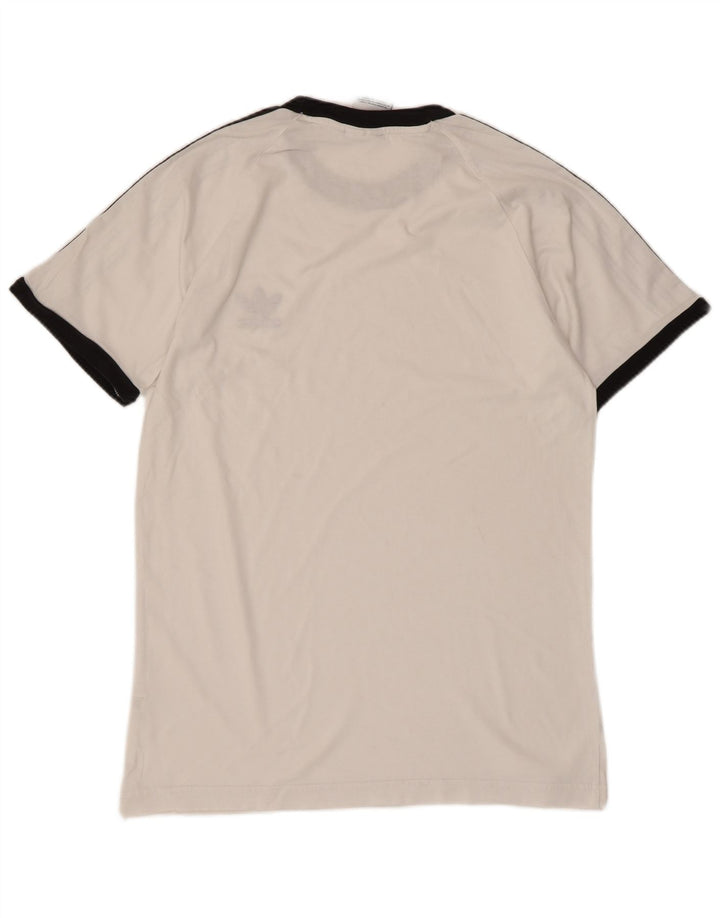 ADIDAS Mens T-Shirt Top Medium White