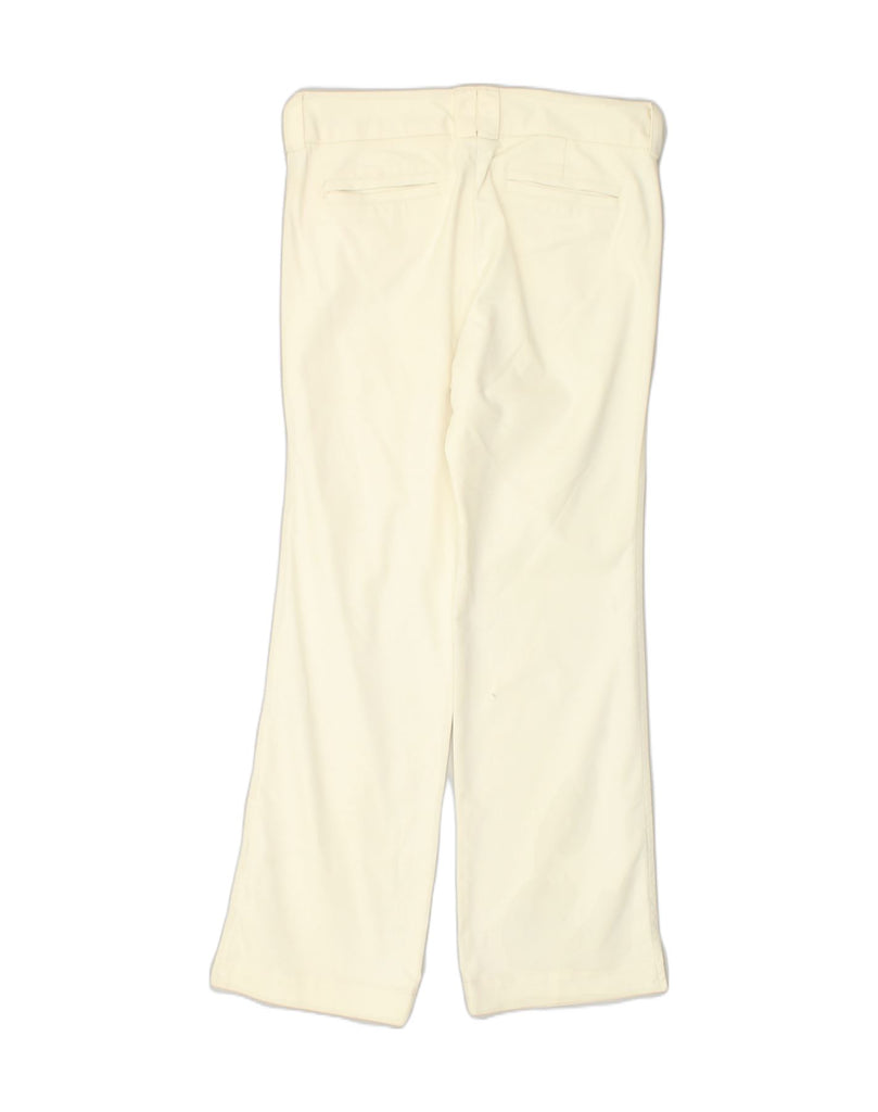 BANANA REPUBLIC Womens Straight Trousers US 12 Large W32 L32  Off White | Vintage Banana Republic | Thrift | Second-Hand Banana Republic | Used Clothing | Messina Hembry 