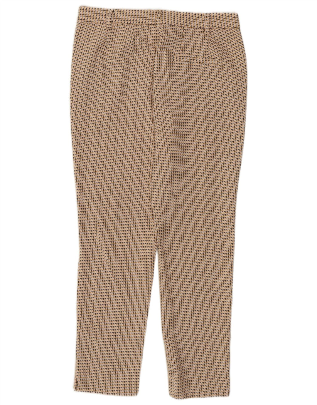 Marks & Spencer Womens Abstract Pattern Cropped Trousers UK 12 Medium W30 L