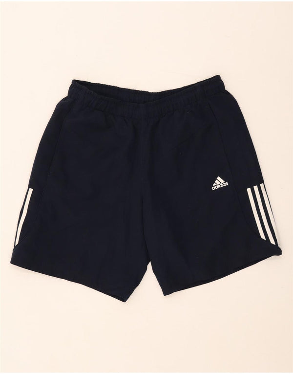 Adidas Mens Climalite Sport Shorts Large  Navy Blue Polyester