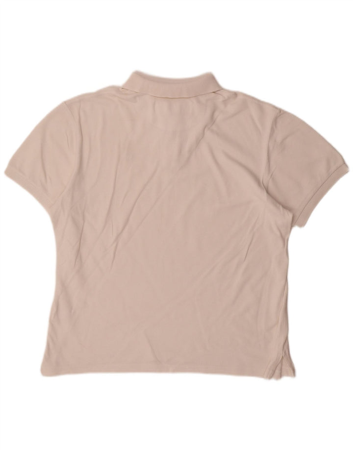 Murphy & Nye Womens Polo Shirt UK 16 Large White Cotton