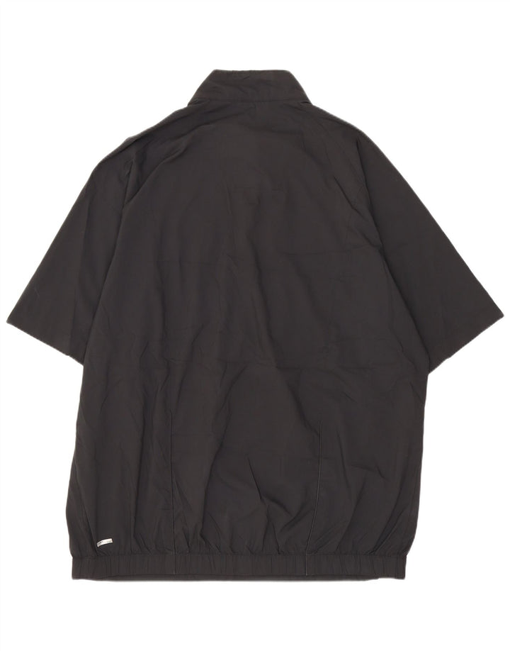 Adidas Mens Clima Proof Short Sleeve Pullover Tracksuit Top Large Black