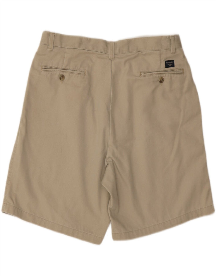 DOCKERS Mens Pegged Chino Shorts W34 Large Beige Cotton Vintage Dockers and Second-Hand Dockers from Messina Hembry 