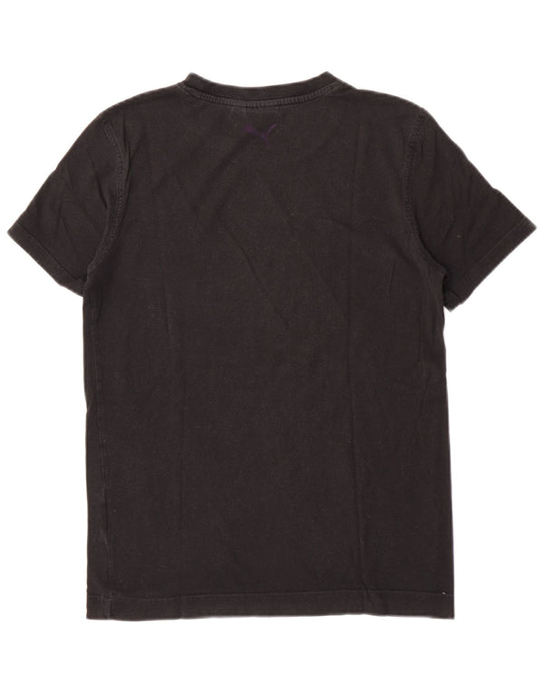 Puma Mens Graphic T-Shirt Top XS Black Cotton