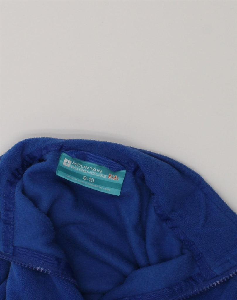 MOUNTAIN WAREHOUSE Boys Fleece Jacket 9-10 Years Blue Polyester | Vintage Mountain Warehouse | Thrift | Second-Hand Mountain Warehouse | Used Clothing | Messina Hembry 