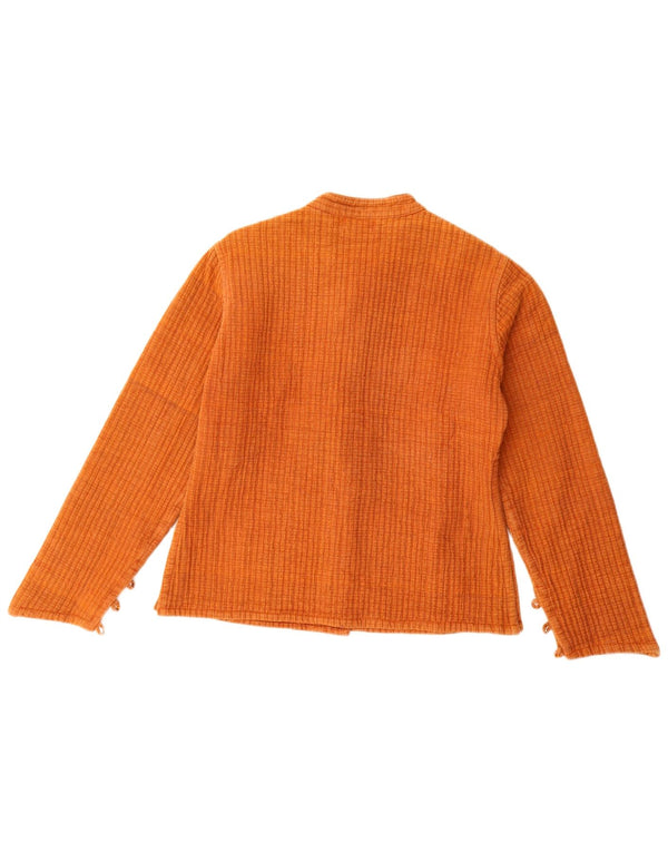 Vintage Womens Bomber Jacket UK 10 Small Orange