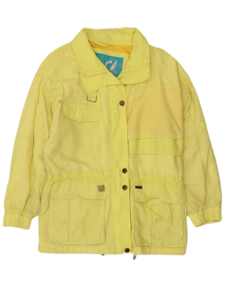 CRESTA Womens Gore-Tex Oversized Utility Jacket EU 44 XL Yellow Polyamide