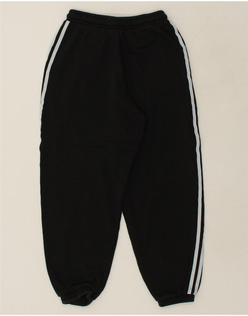 ADIDAS Womens Tracksuit Trousers Joggers UK 10 Small Black Cotton | Vintage Adidas | Thrift | Second-Hand Adidas | Used Clothing | Messina Hembry 