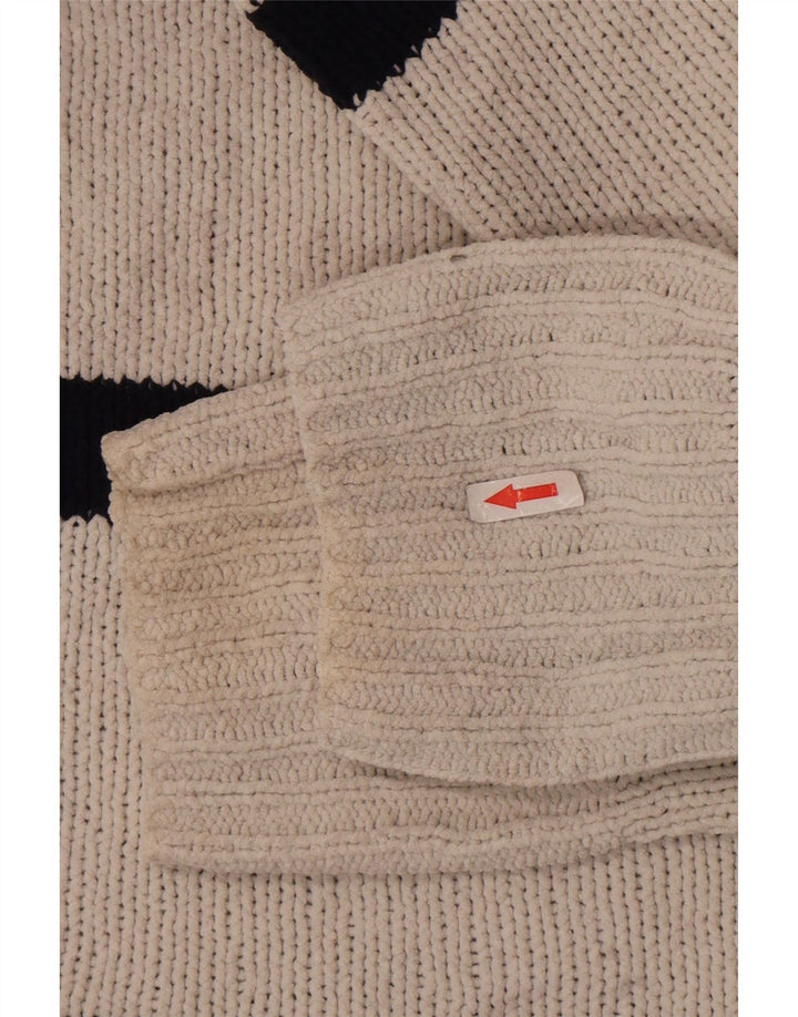 Marks & Spencer Womens Turtle Neck Jumper Sweater UK 14 Medium White