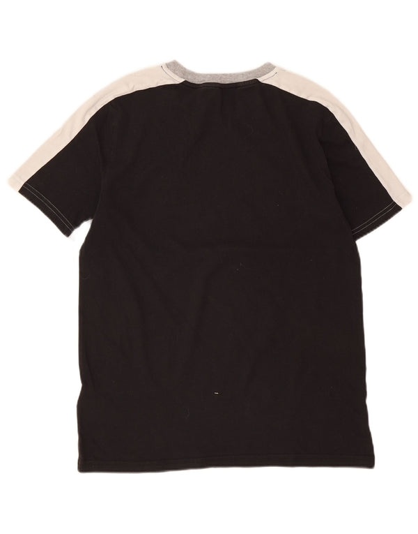 Adidas Boys Graphic T-Shirt Top 13-14 Years Grey Colourblock Cotton