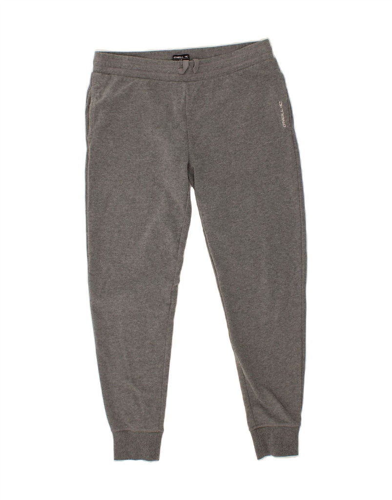 O'NEILL Womens Tracksuit Trousers Joggers UK 14 Large  Grey Cotton Vintage O'Neill and Second-Hand O'Neill from Messina Hembry 
