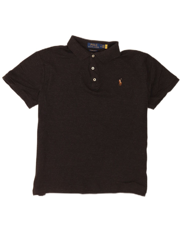 Polo Ralph Lauren Mens Custom Slim Fit Shirt Medium Grey Cotton