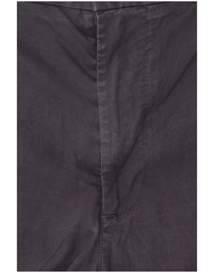 Marks & Spencer Mens Chino Shorts W36 Large  Navy Blue Cotton