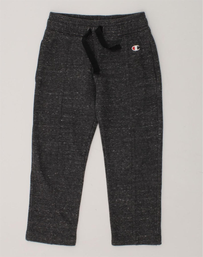 CHAMPION Boys Tracksuit Trousers 3-4 Years 2XS Grey Flecked Cotton | Vintage Champion | Thrift | Second-Hand Champion | Used Clothing | Messina Hembry 