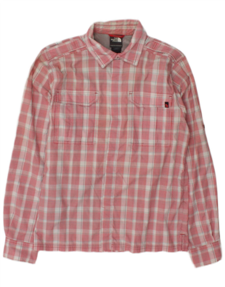 The North Face Mens Shirt Small Red Check Nylon