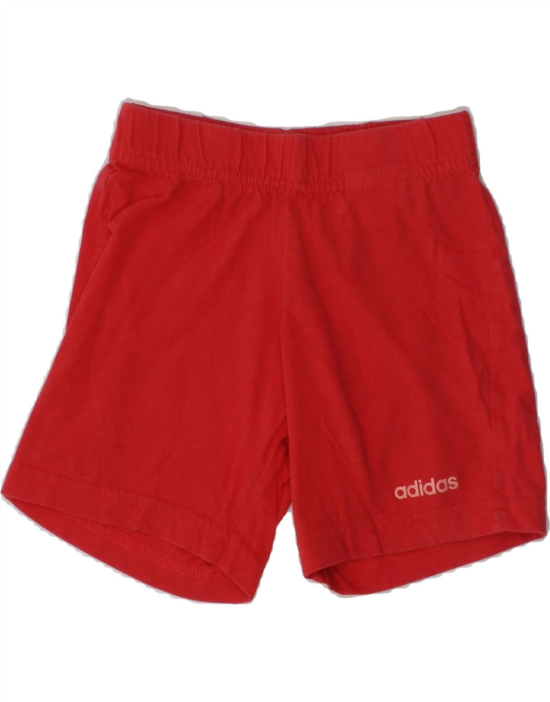 ADIDAS Baby Boys Sport Shorts 12-18 Months Red Cotton | Vintage Adidas | Thrift | Second-Hand Adidas | Used Clothing | Messina Hembry 