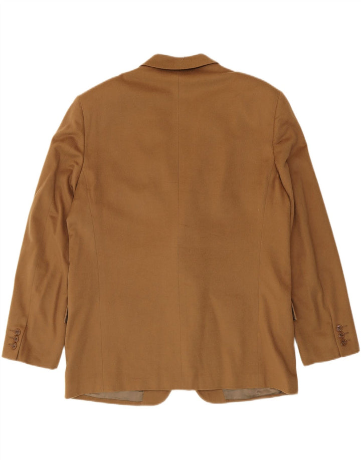 UNGARO Mens Classic 2 Button Blazer Jacket IT 54 2XL Brown Virgin Wool
