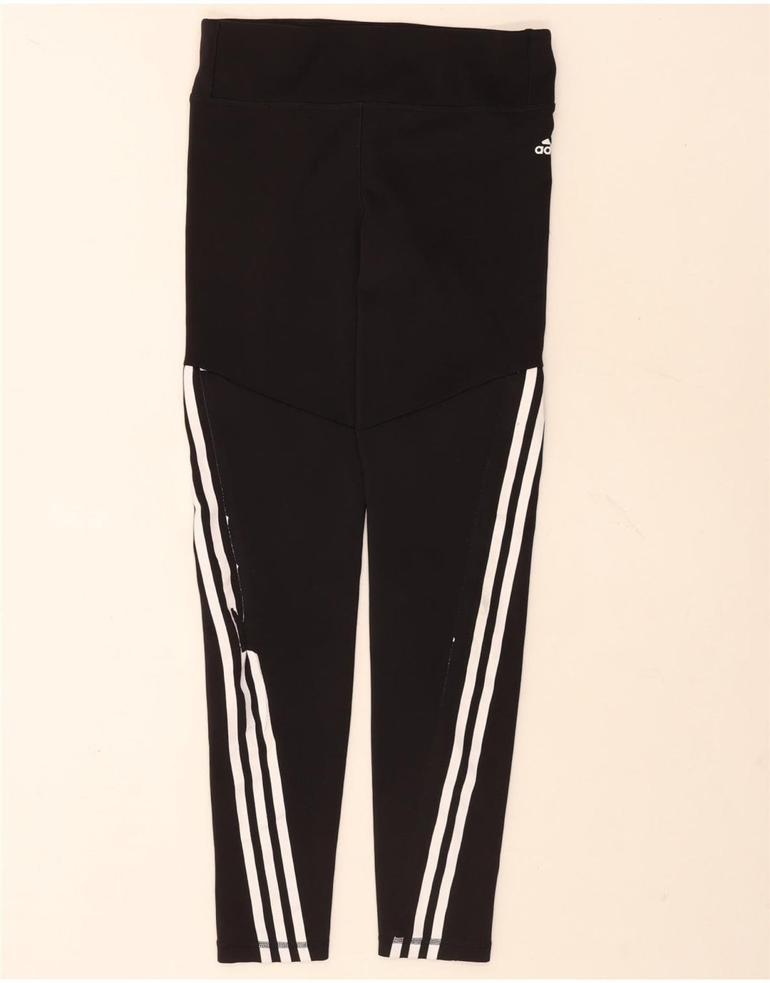 Adidas Girls Aeroready Leggings 14-15 Years  Black Polyester