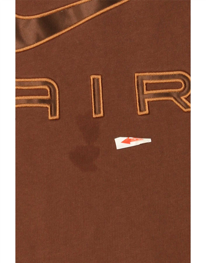 Nike Mens Loose Fit Graphic T-Shirt Top Large Brown