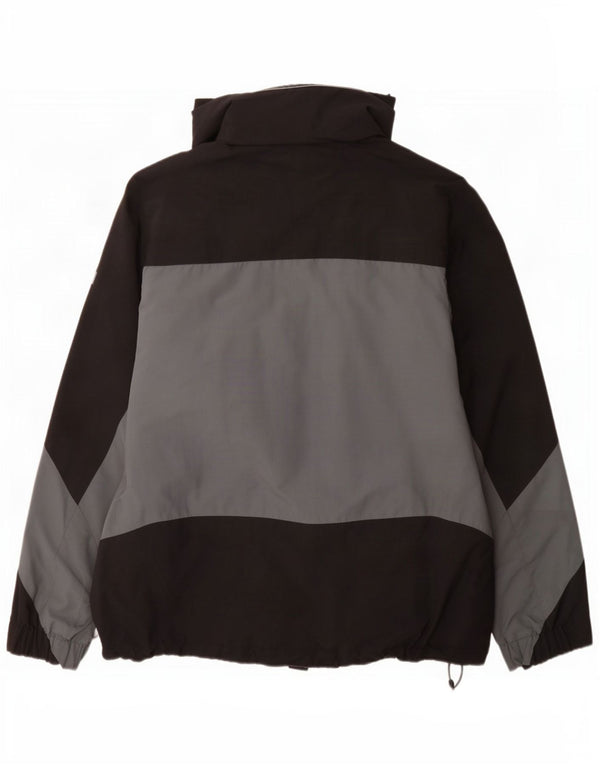 Helly Hansen Mens Rain Jacket UK 38 Medium Black Colourblock Nylon