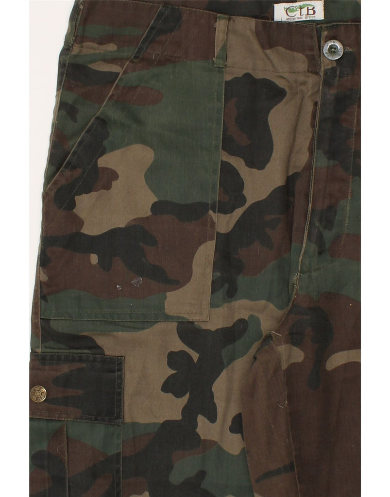 VINTAGE Mens Slim Cargo Trousers IT 54 2XL W38 L33  Green Camouflage | Vintage Vintage | Thrift | Second-Hand Vintage | Used Clothing | Messina Hembry 