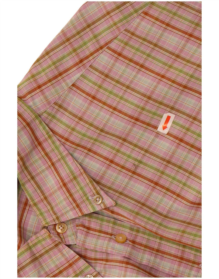 Avirex Mens Shirt 2XL Pink Check Cotton