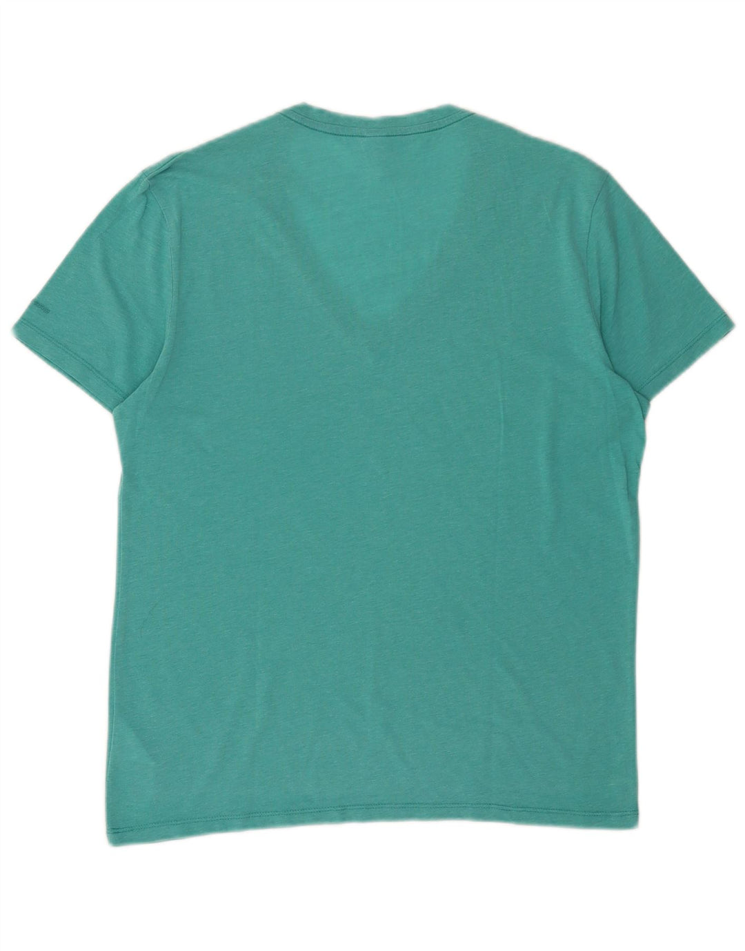 G-Star Mens T-Shirt Top Medium Turquoise Cotton