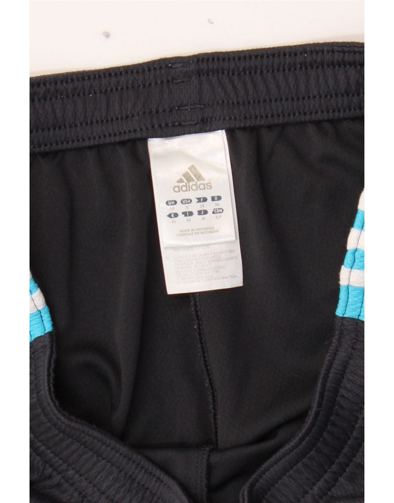 ADIDAS Womens Tracksuit Trousers UK 10 Small Grey Colourblock Polyester Vintage Adidas and Second-Hand Adidas from Messina Hembry 