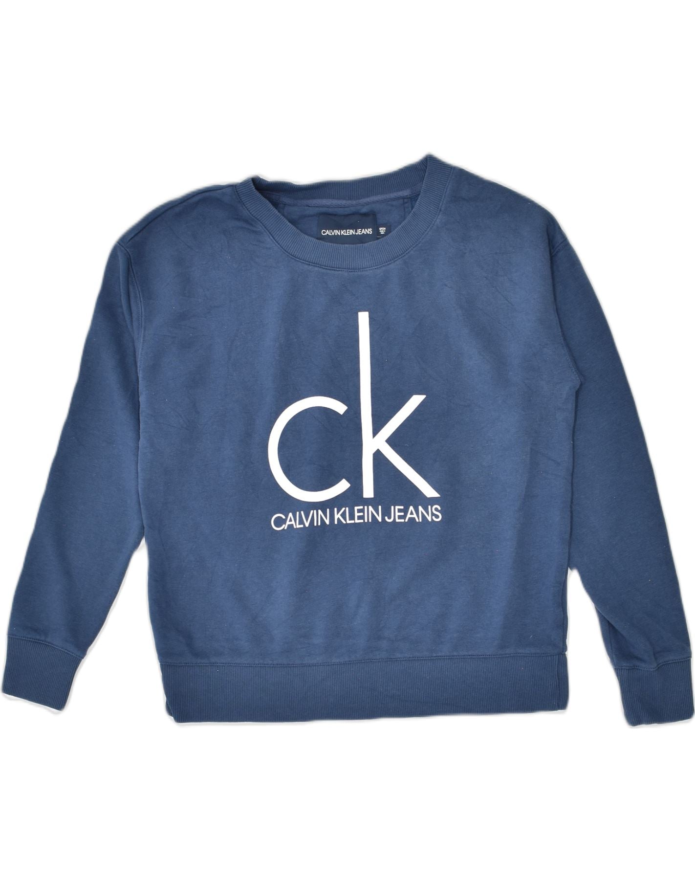 Calvin klein sweatshirt on sale navy