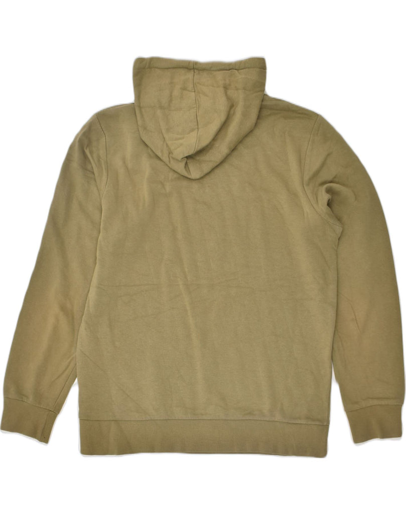 JACK & JONES Mens Graphic Hoodie Jumper Large Khaki Cotton | Vintage Jack & Jones | Thrift | Second-Hand Jack & Jones | Used Clothing | Messina Hembry 